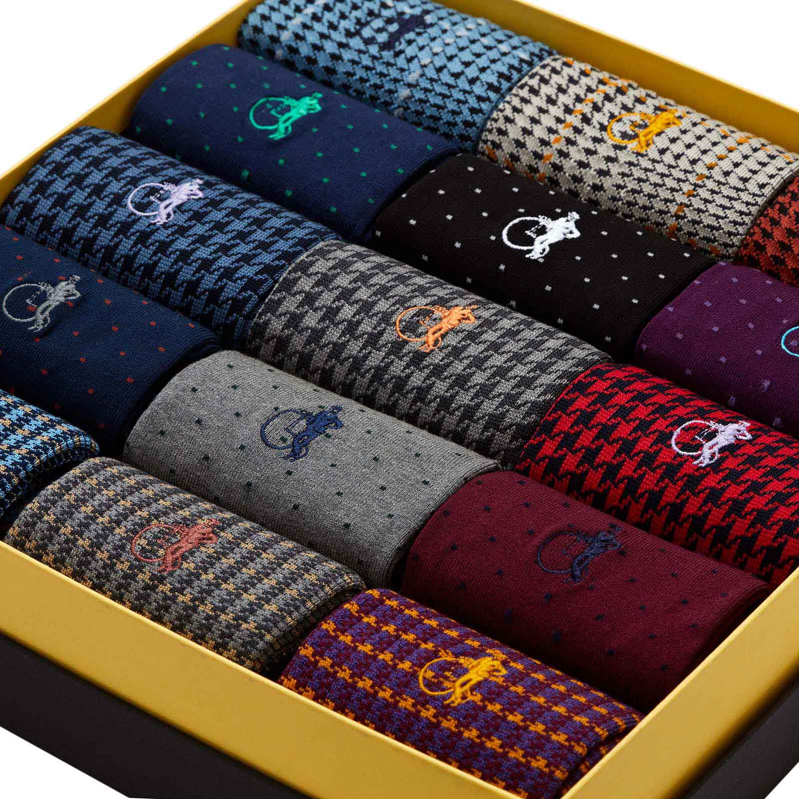 Designer Collection, 15 - Pair Box - London Sock Company