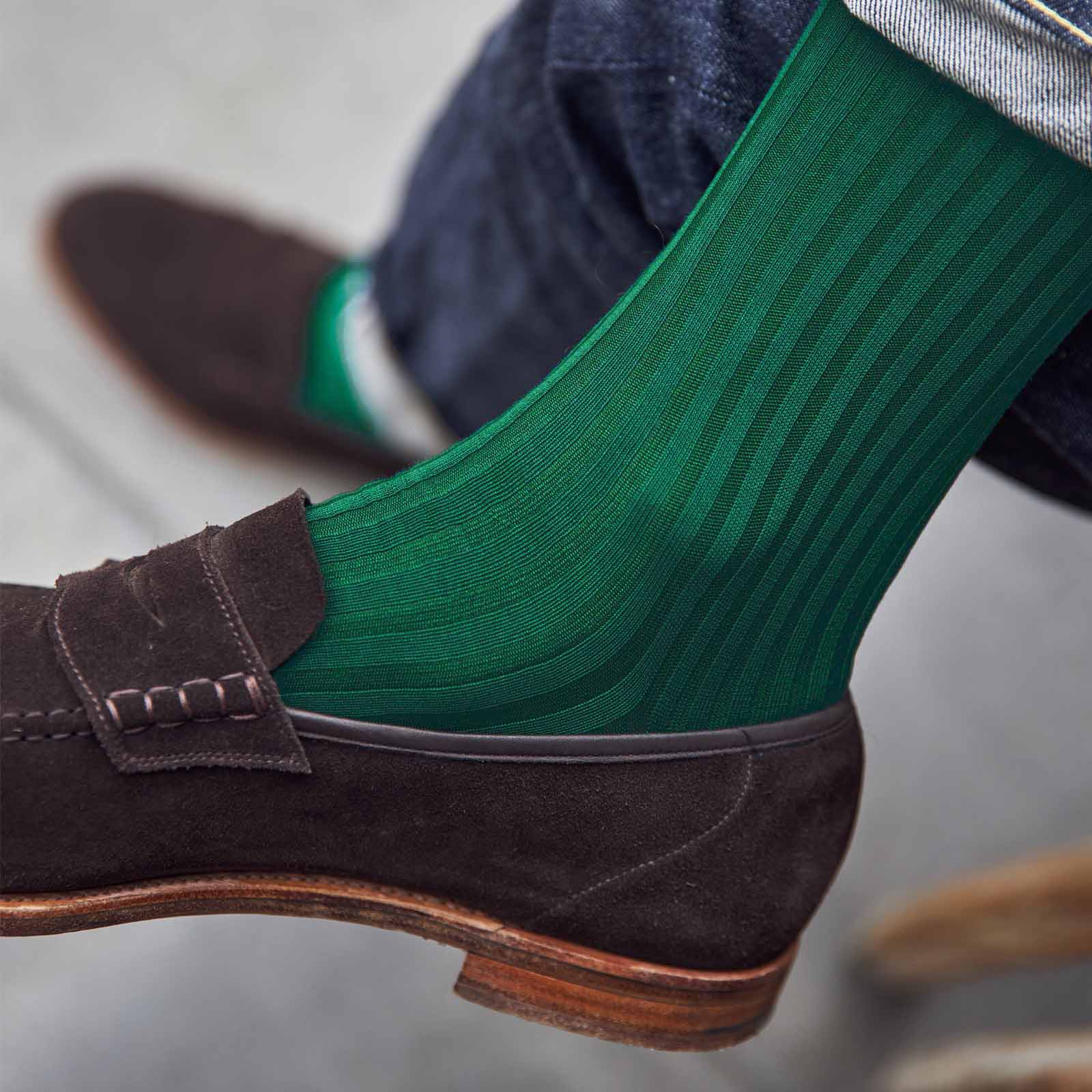 Emerald Trio, 3 - pair Box - London Sock Company