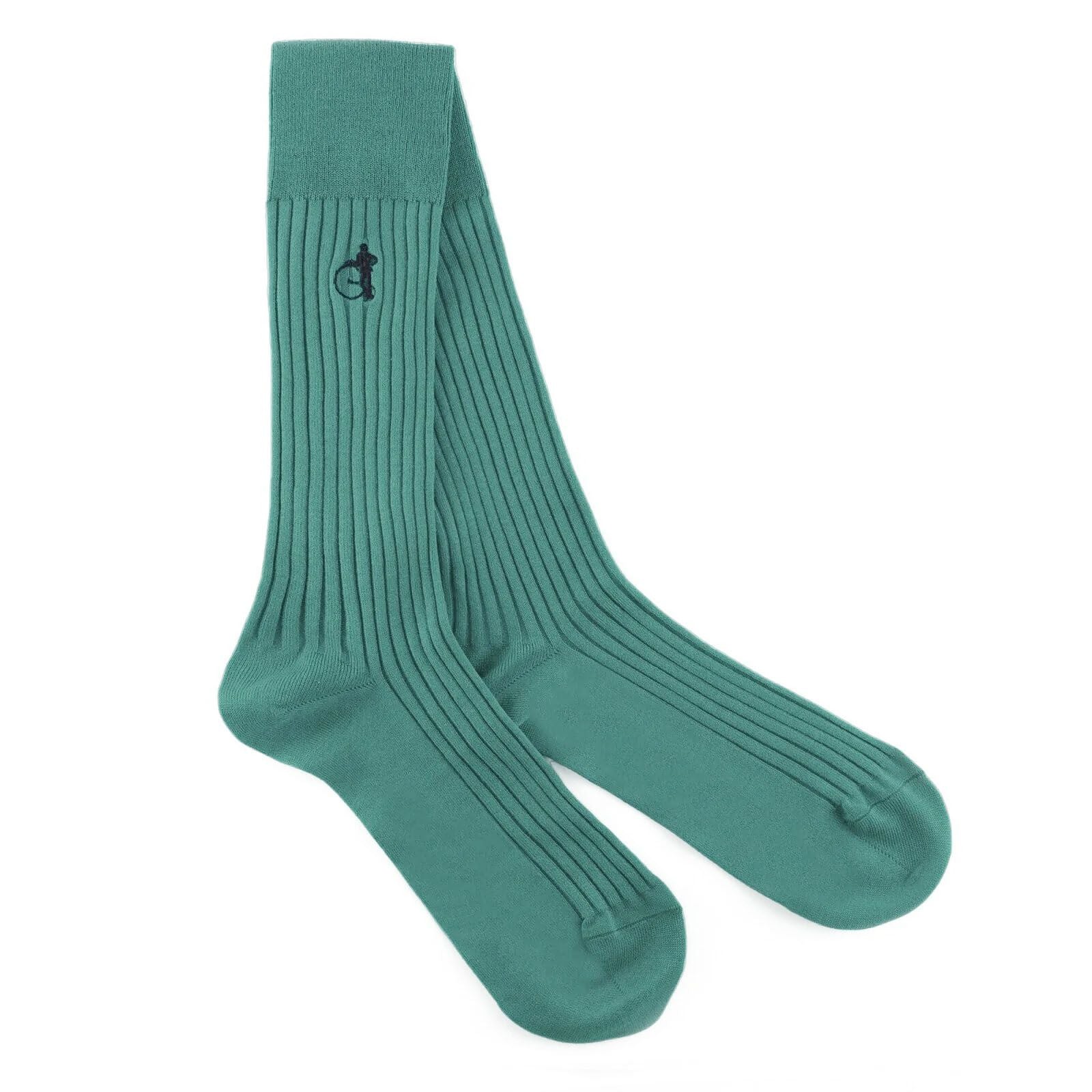 Green Simply Sartorial Socks - London Sock Company