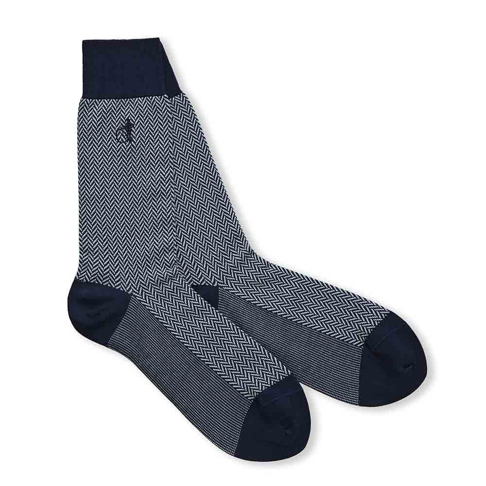 Bond St. Herringbone Socks