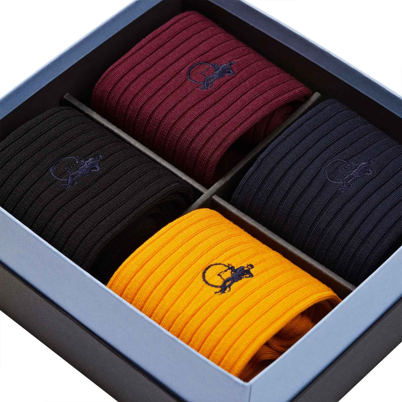 Knee High Collection, 4 - Pair Box - London Sock Company