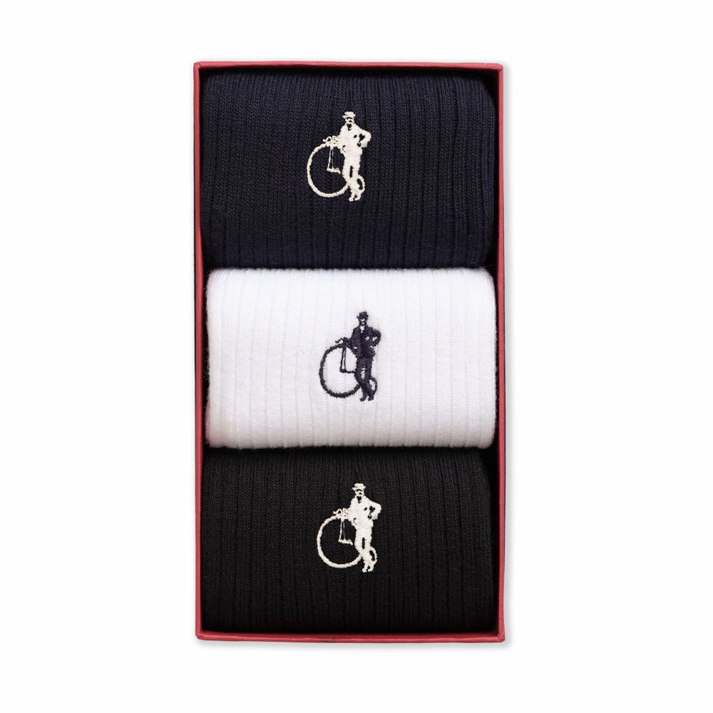LSC x Wellwear Edit, Cotton Casual, 3 - Pair Box - London Sock Company