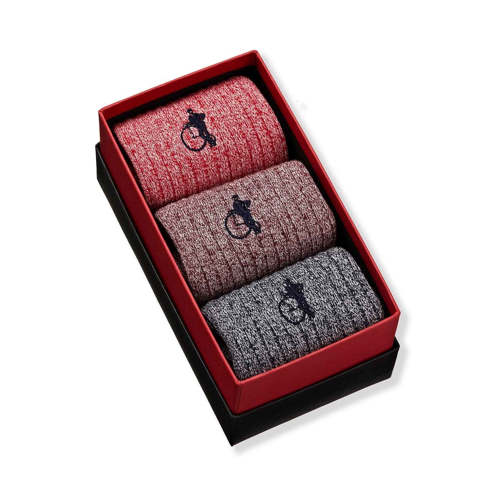 Marl Casuals I, 3 - Pair Box - London Sock Company