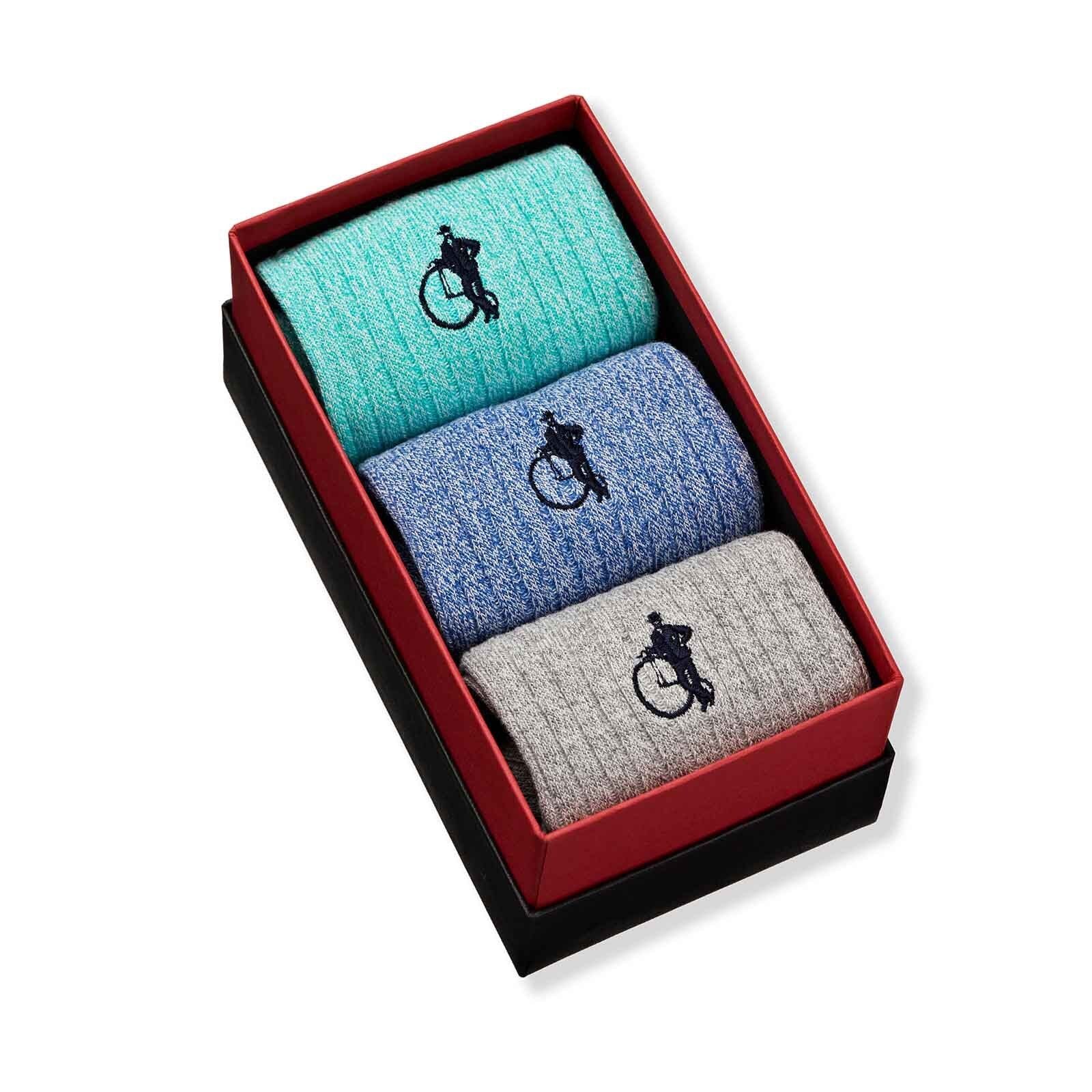 Marl Casuals II, 3 - Pair Box - London Sock Company