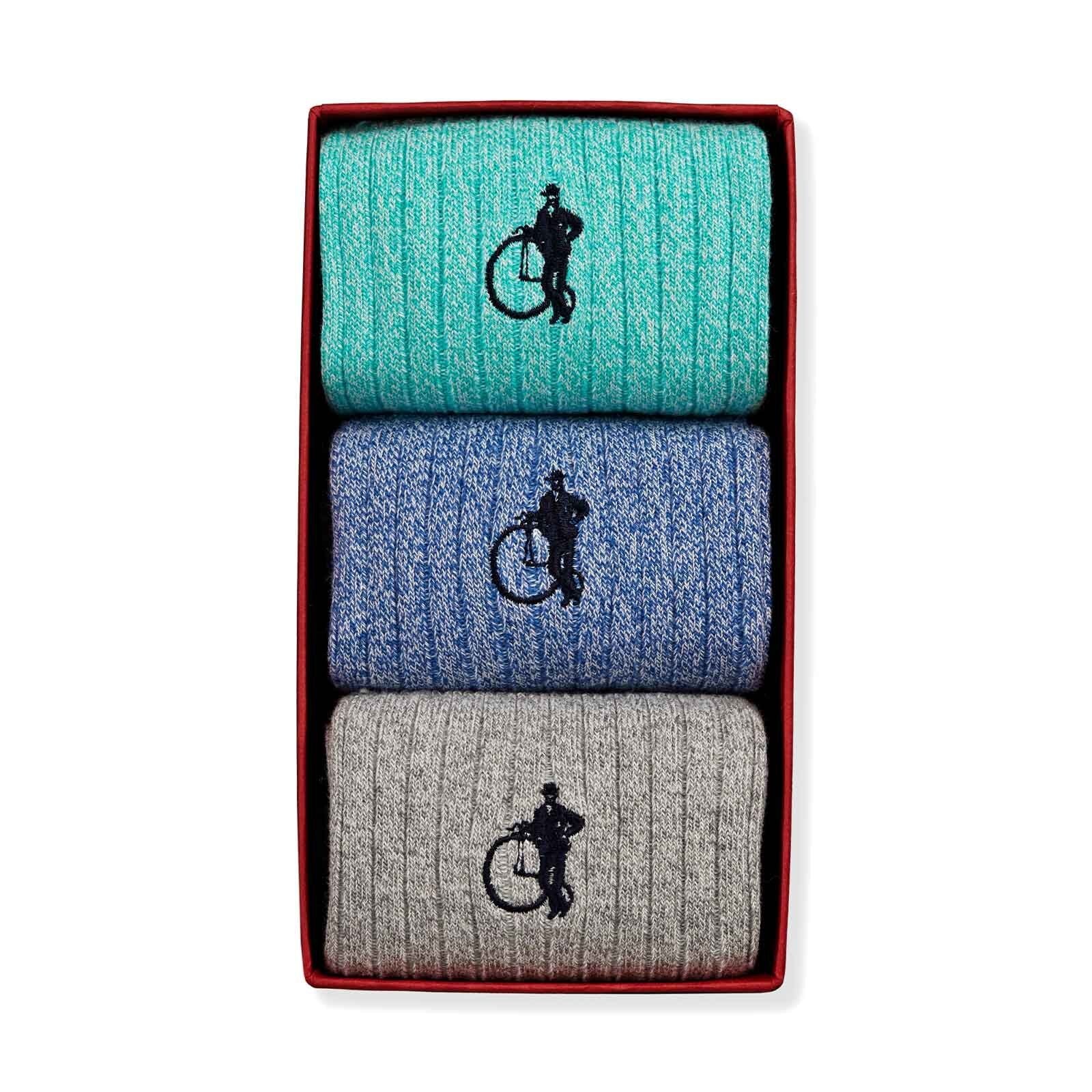 Marl Casuals II, 3 - Pair Box - London Sock Company