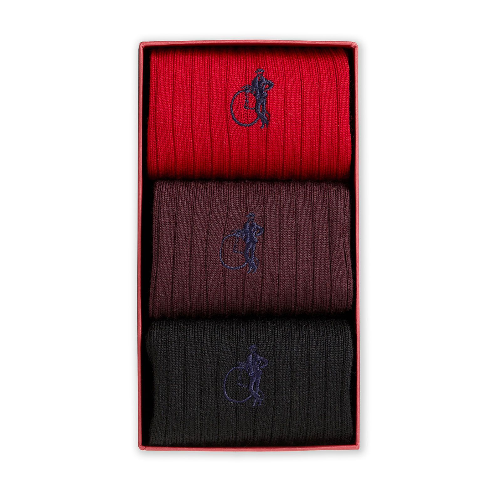 Merino Trio, 3 - Pair Box - London Sock Company