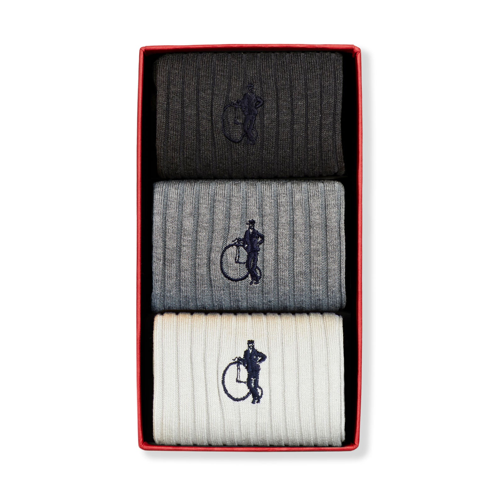 Monochrome, 3 - Pair Box - London Sock Company