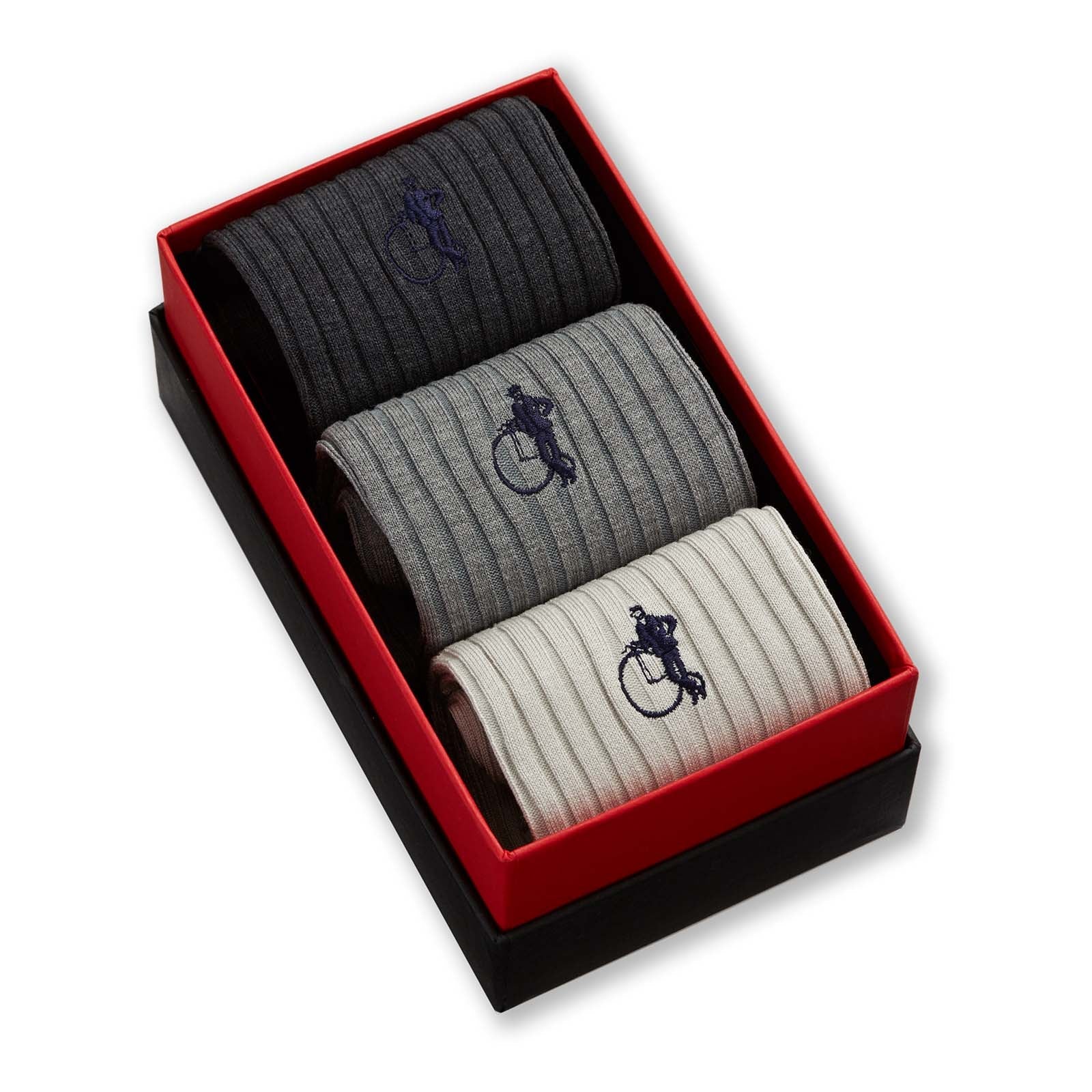 Monochrome, 3 - Pair Box - London Sock Company