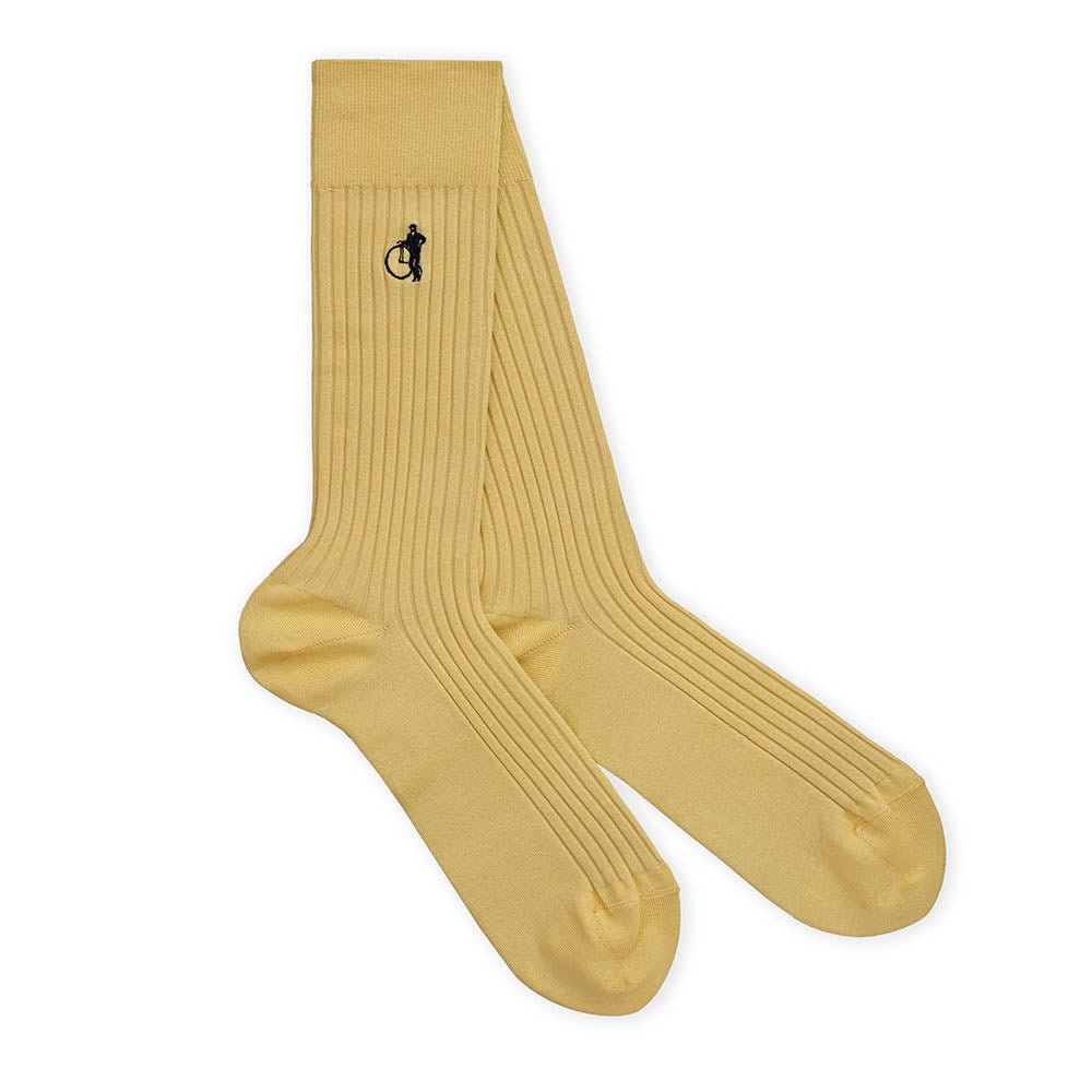 Mustard Simply Sartorial Socks - London Sock Company