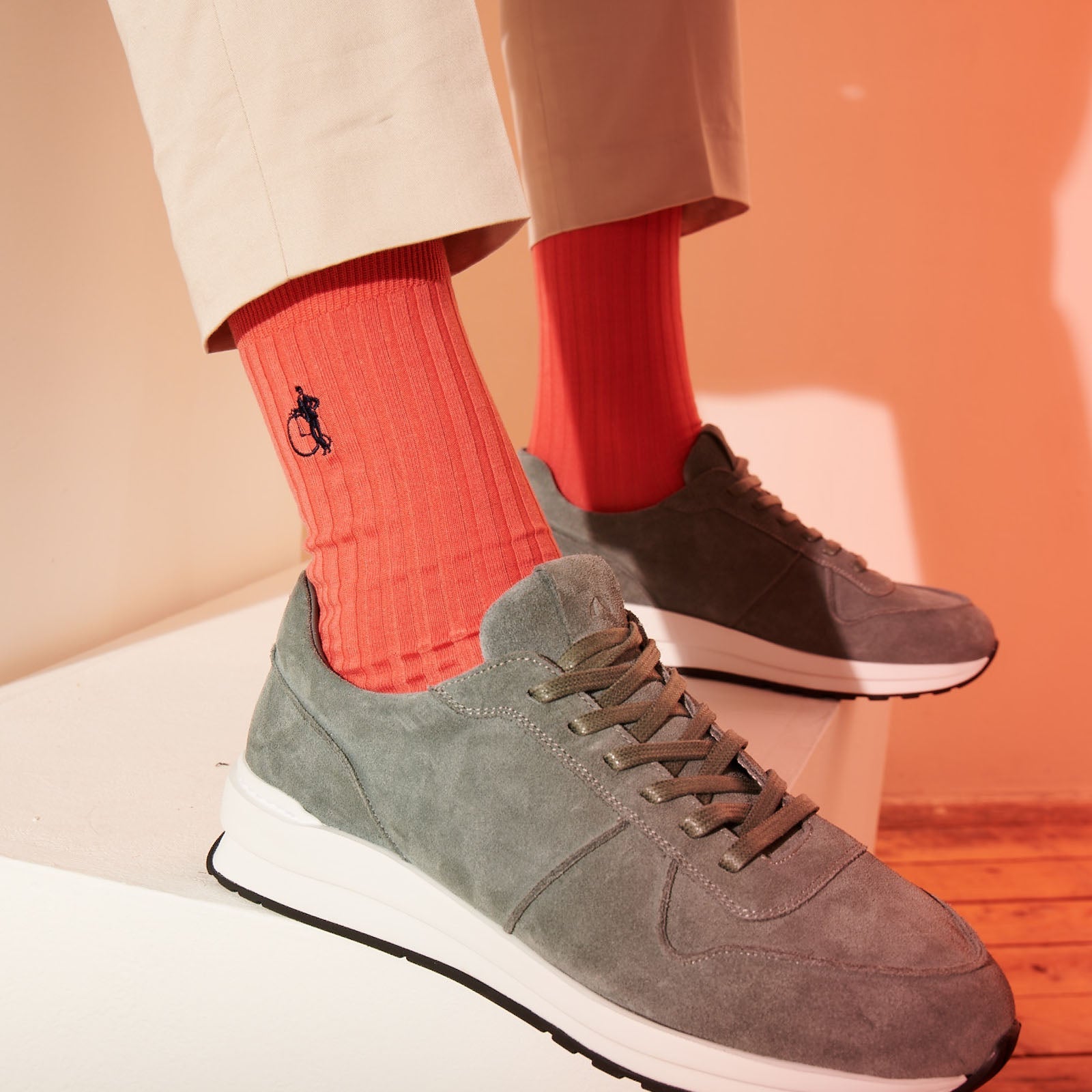 Pink Simply Sartorial Socks - London Sock Company