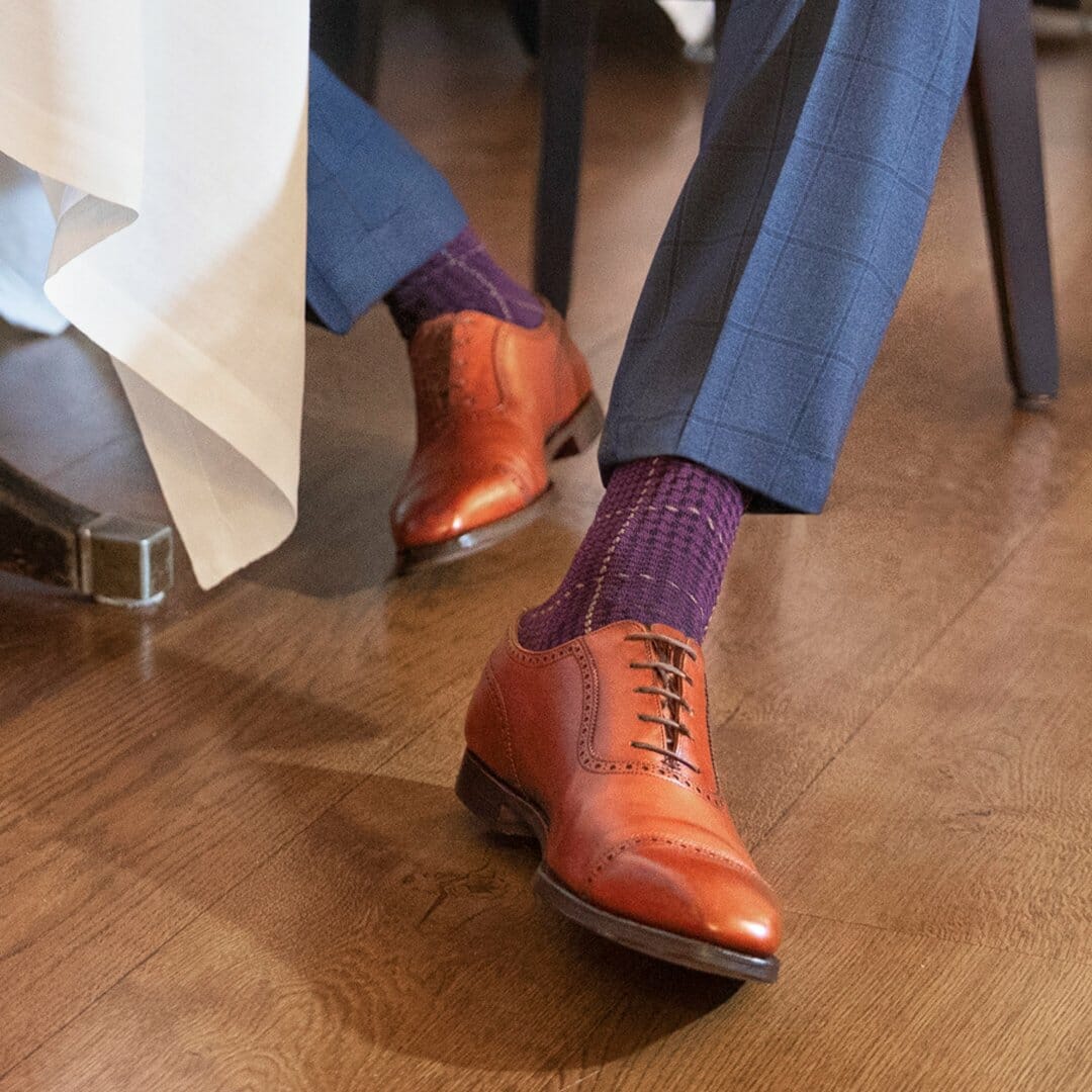 Polished Purples, 3 - Pair Box - London Sock Company