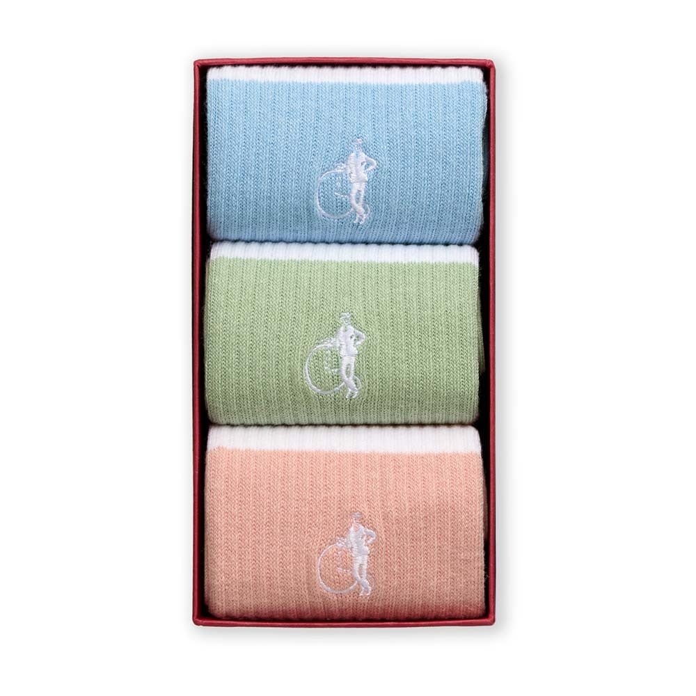 Retro Pastels I, 3 - Pair Box - London Sock Company