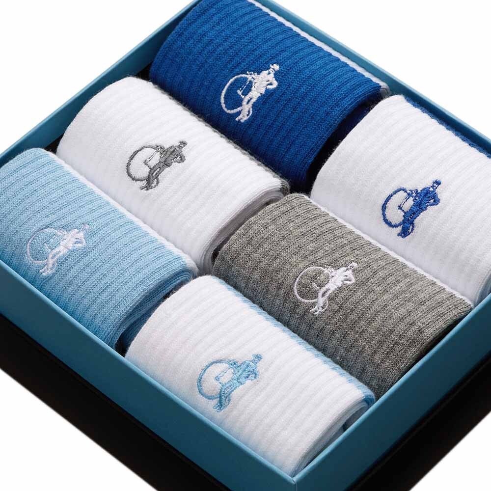 Retro Stripe Classics, 6 - Pair Box - London Sock Company