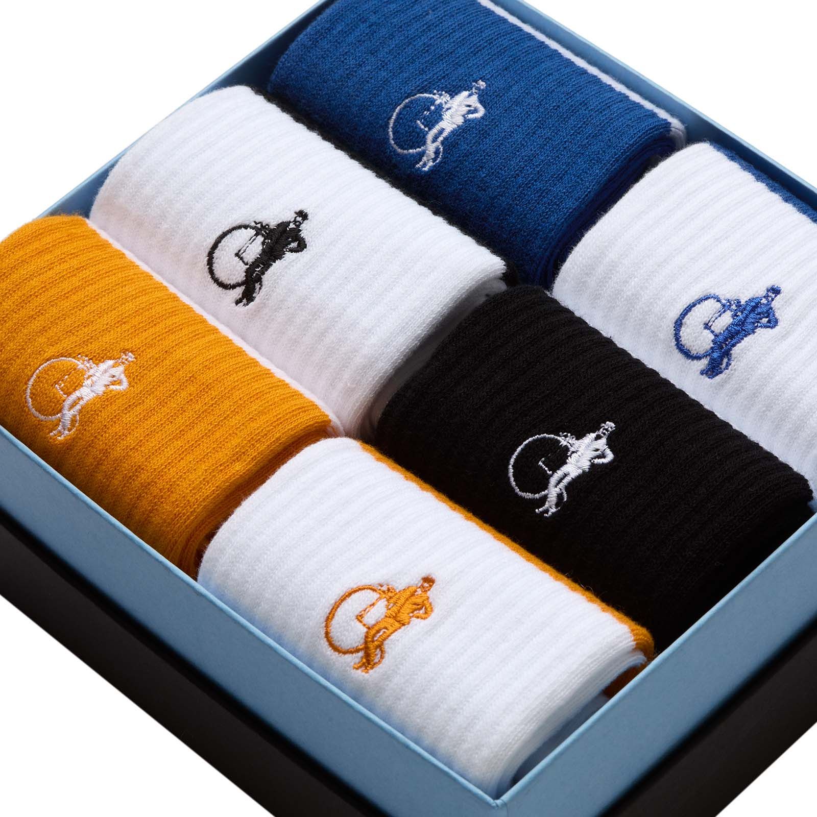 Retro Stripe Collection, 6 - Pair Box - London Sock Company