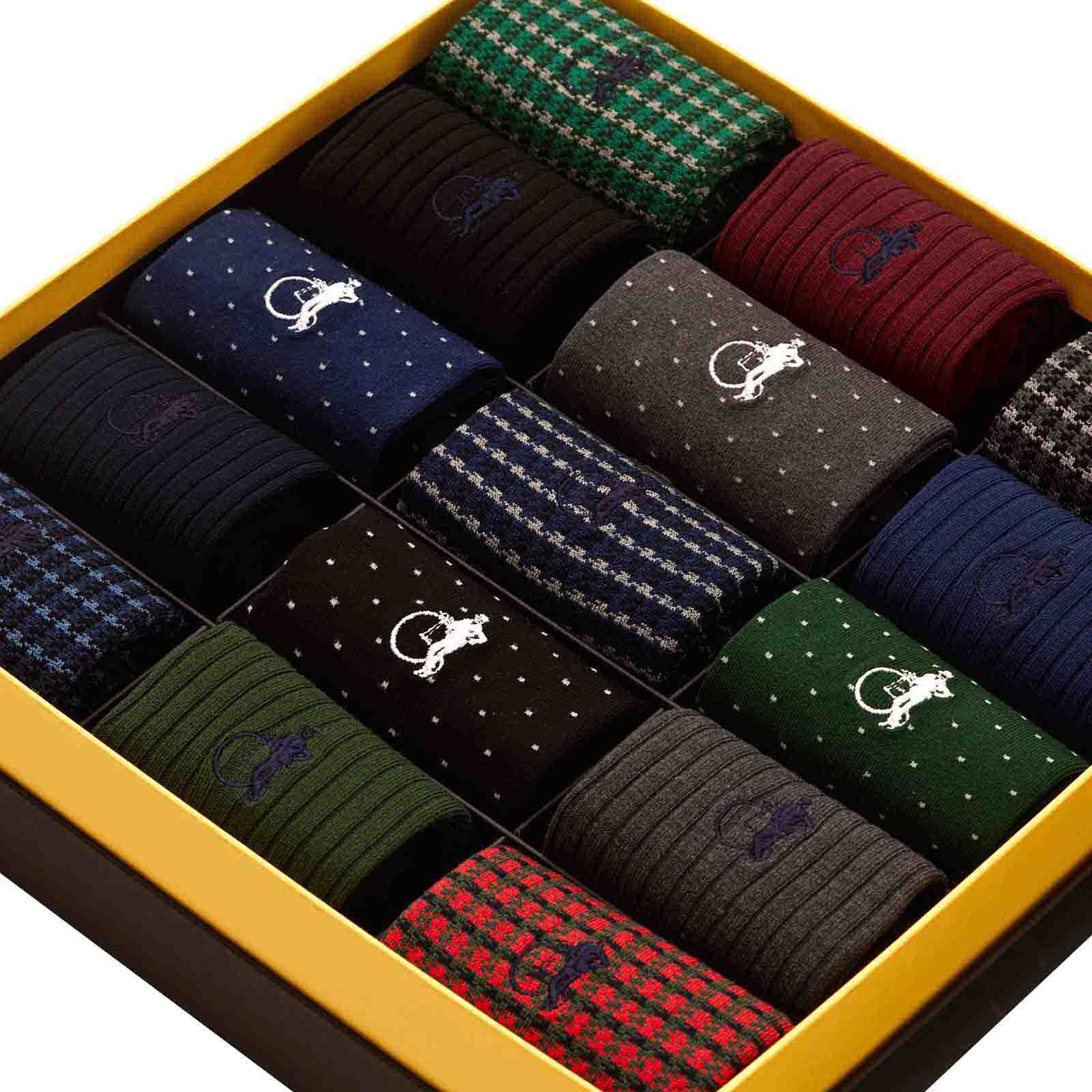 Seasonal Dash of Class, 15 - Pair Box - London Sock Company