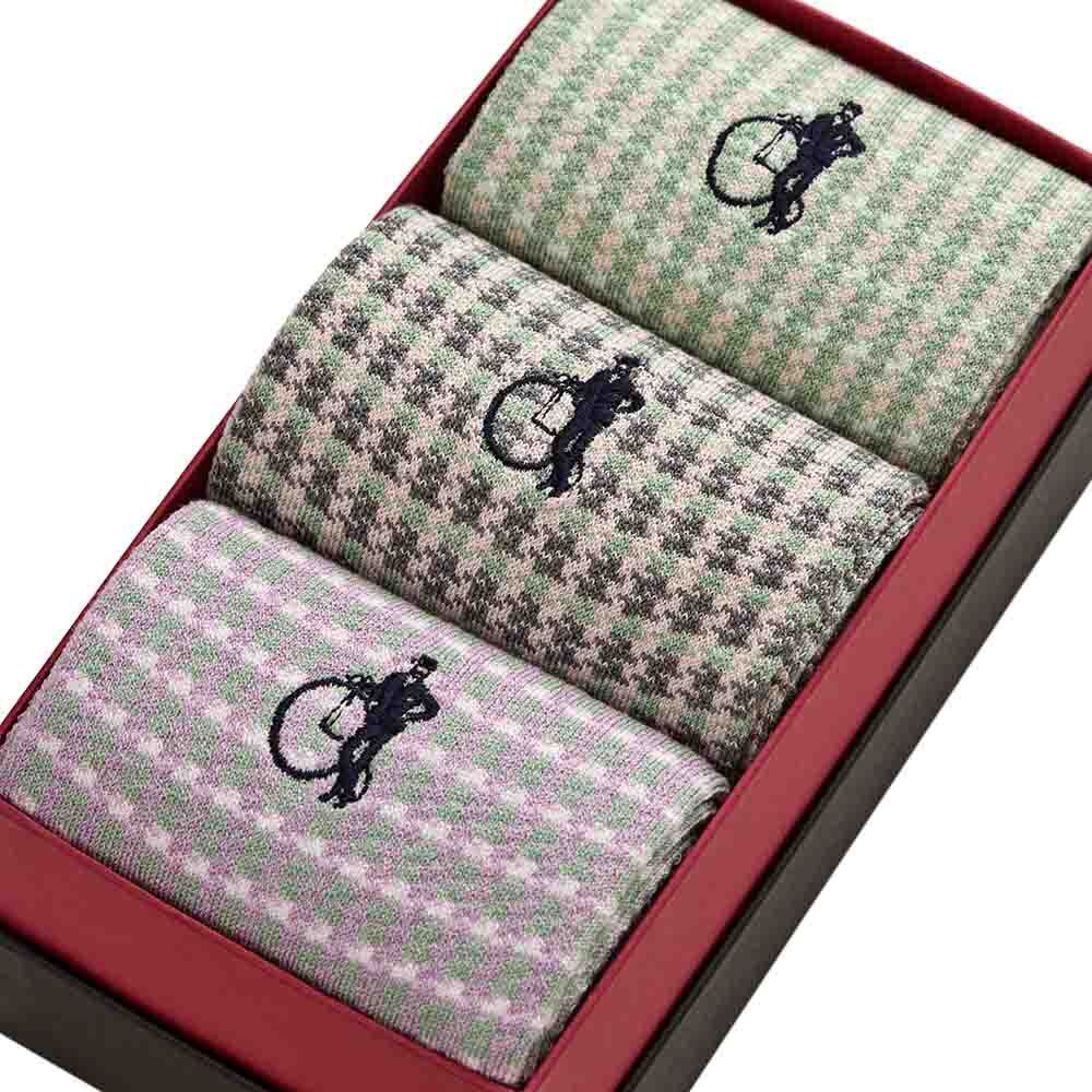 Shaken Pastels, 3 - Pair Box - London Sock Company