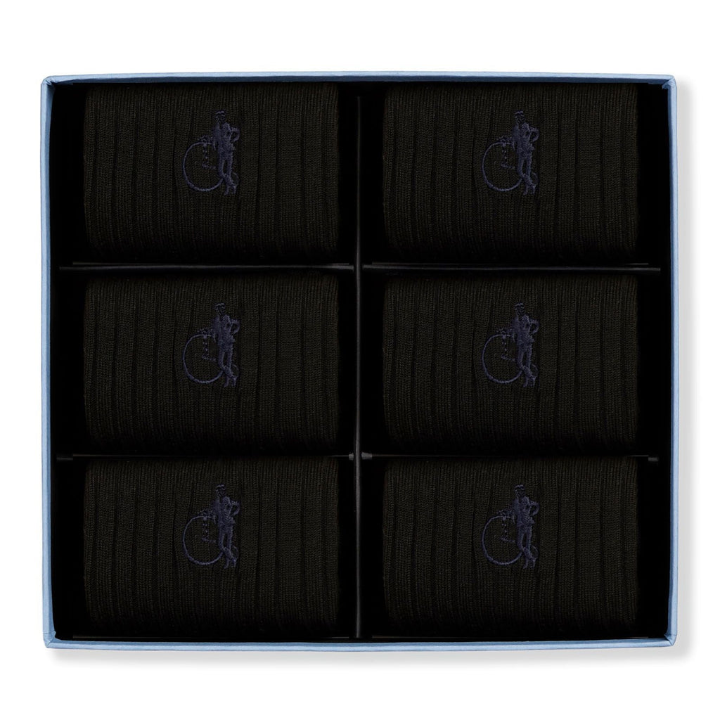 Simply Black 6 Pair Box