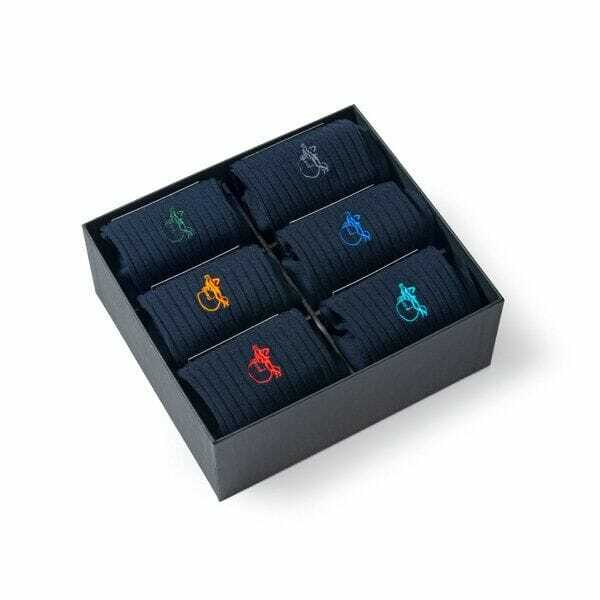 Simply Navy, 6 - Pair Box - London Sock Company