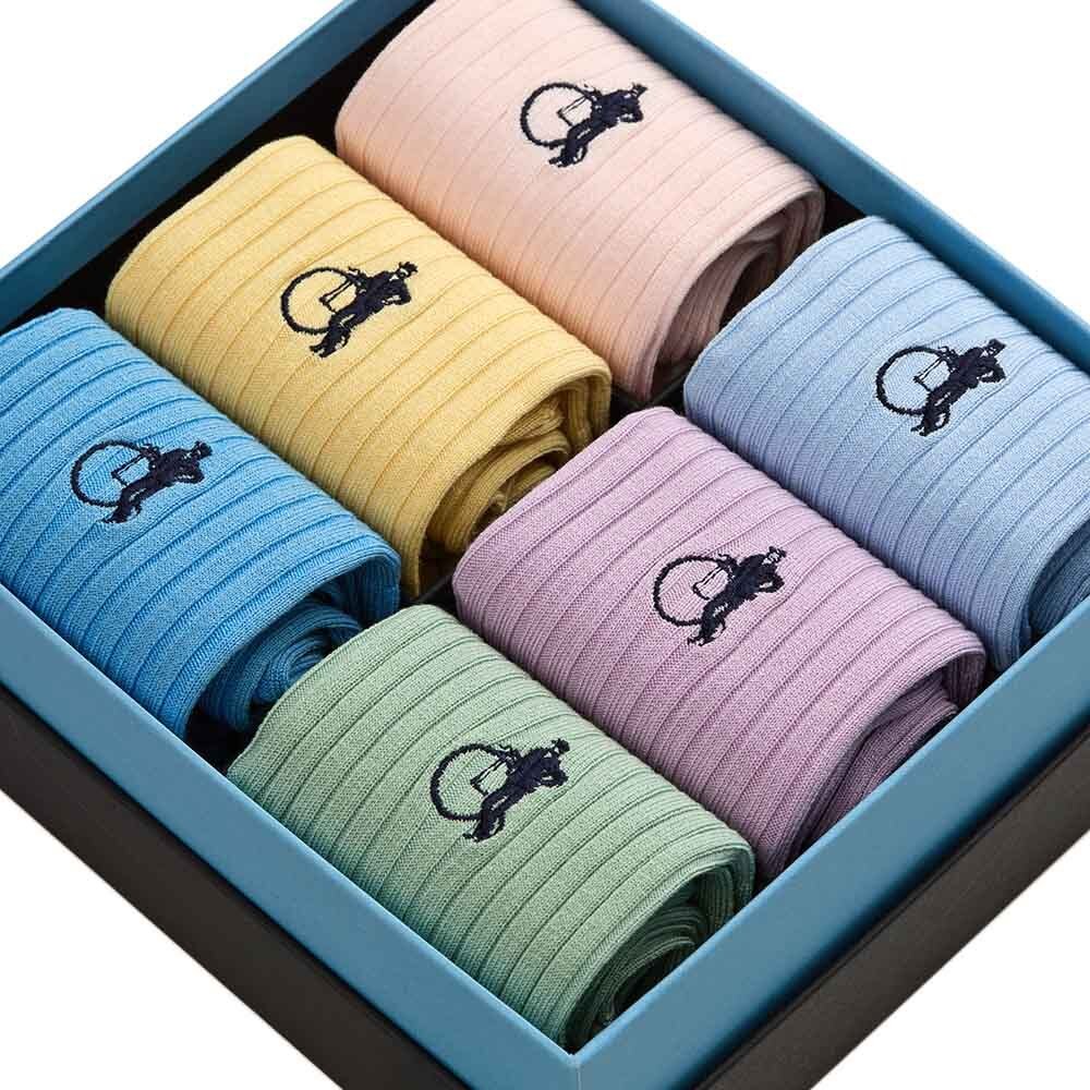 Simply Pastels, 6 - Pair Box - London Sock Company