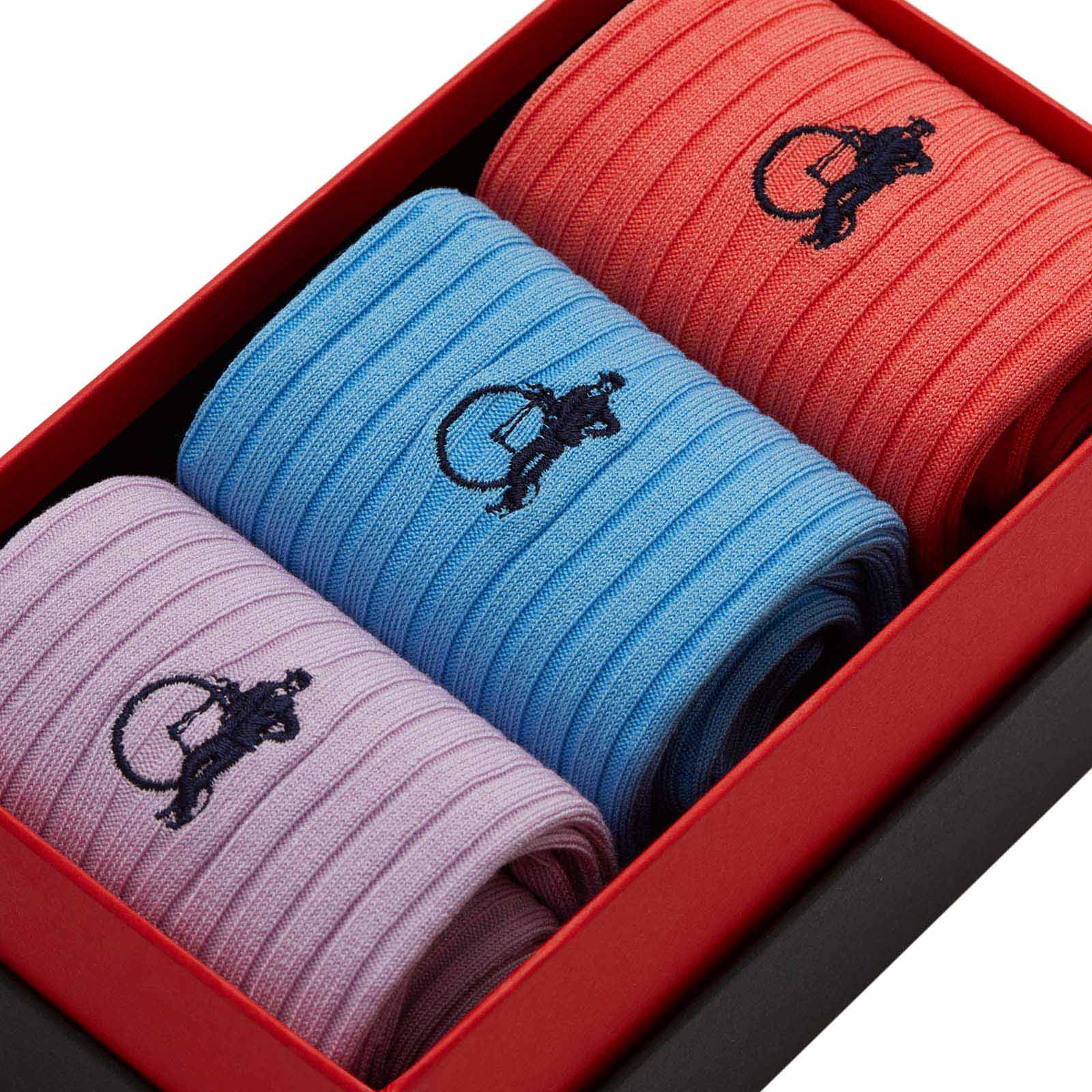 Simply Pastels III, 3 - pair box - London Sock Company