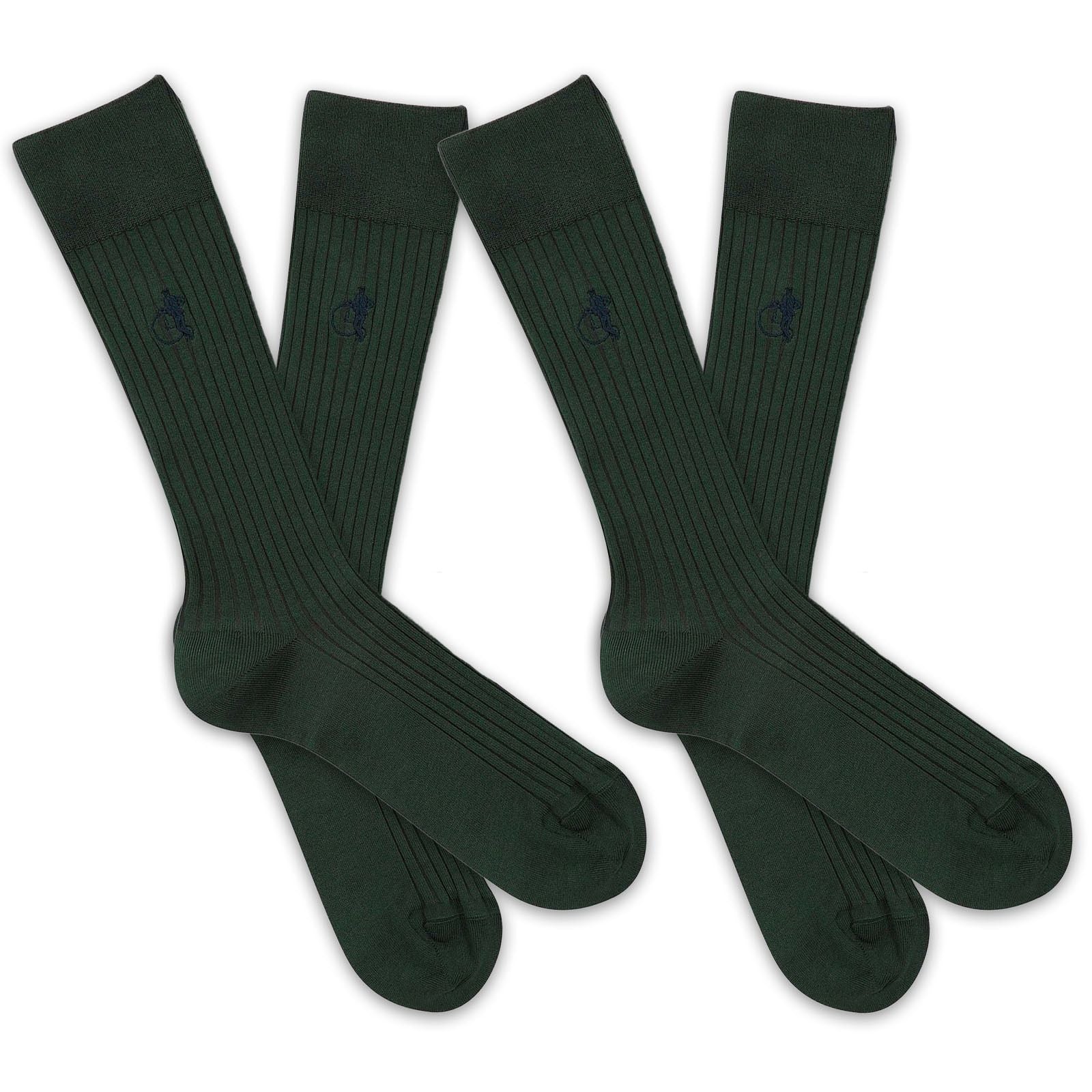 Simply Sartorial, 2 - Pair, British Racing Green - London Sock Company