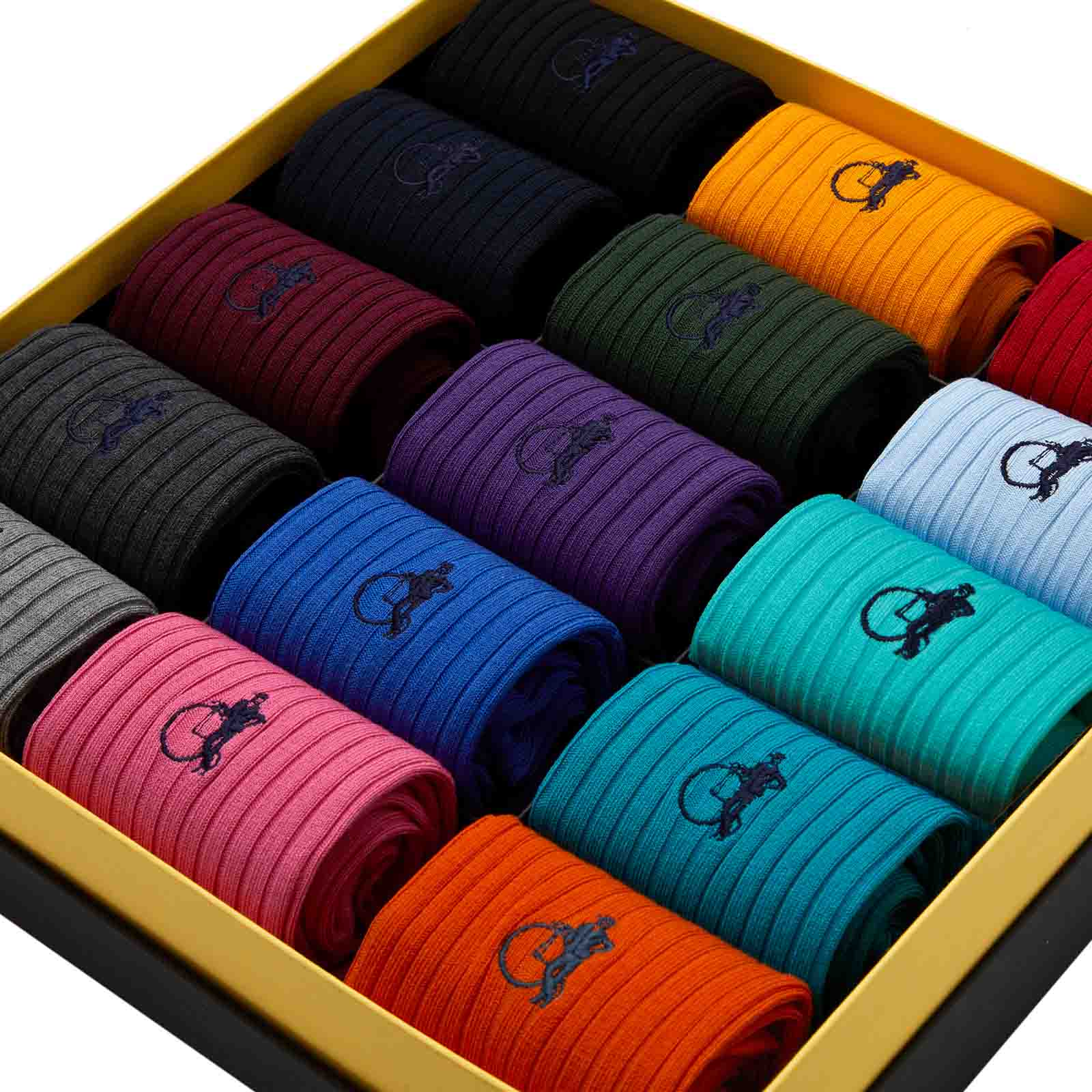 Simply Sartorial Collection, 15 - Pair Box - London Sock Company