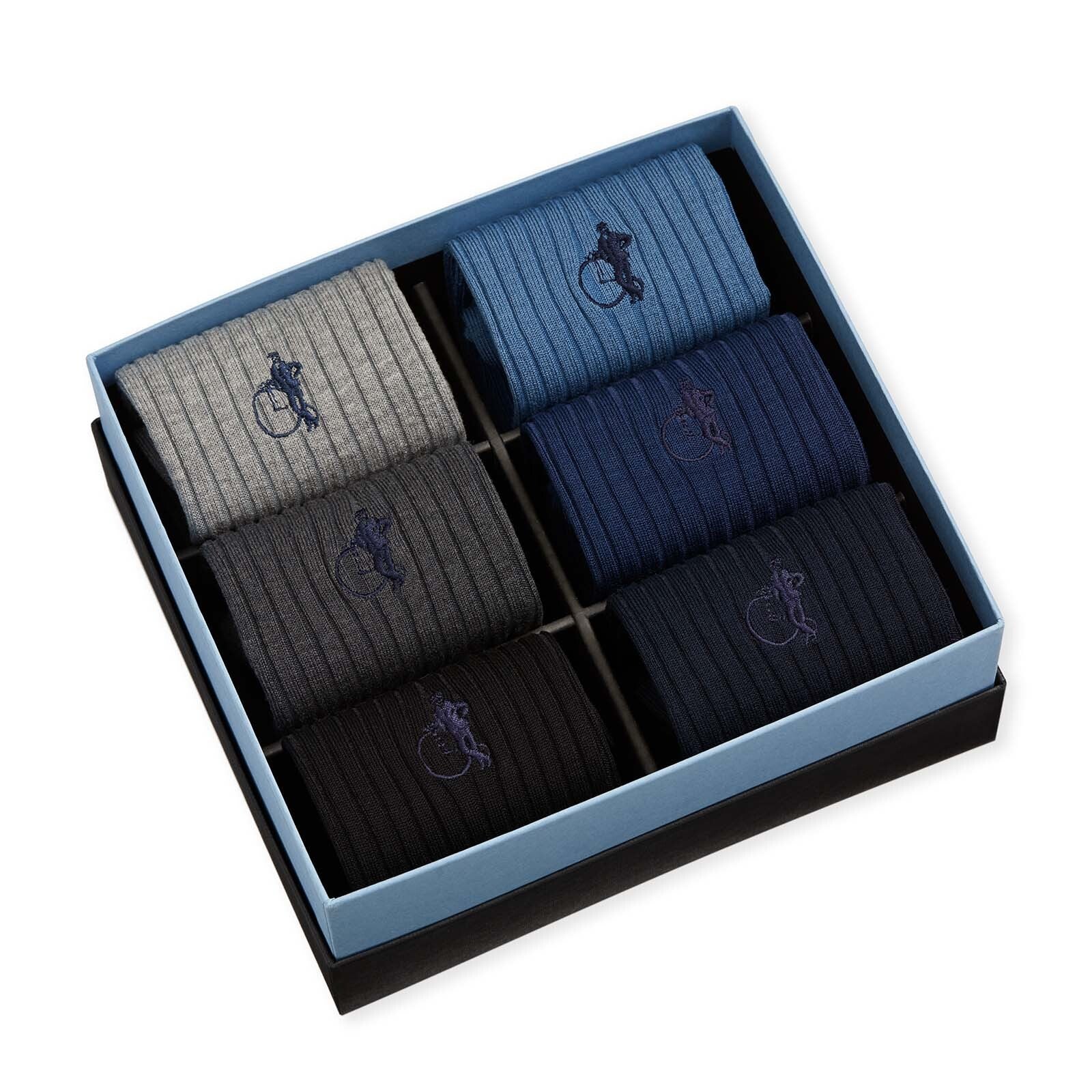 Simply Staples, 6 - Pair Box - London Sock Company