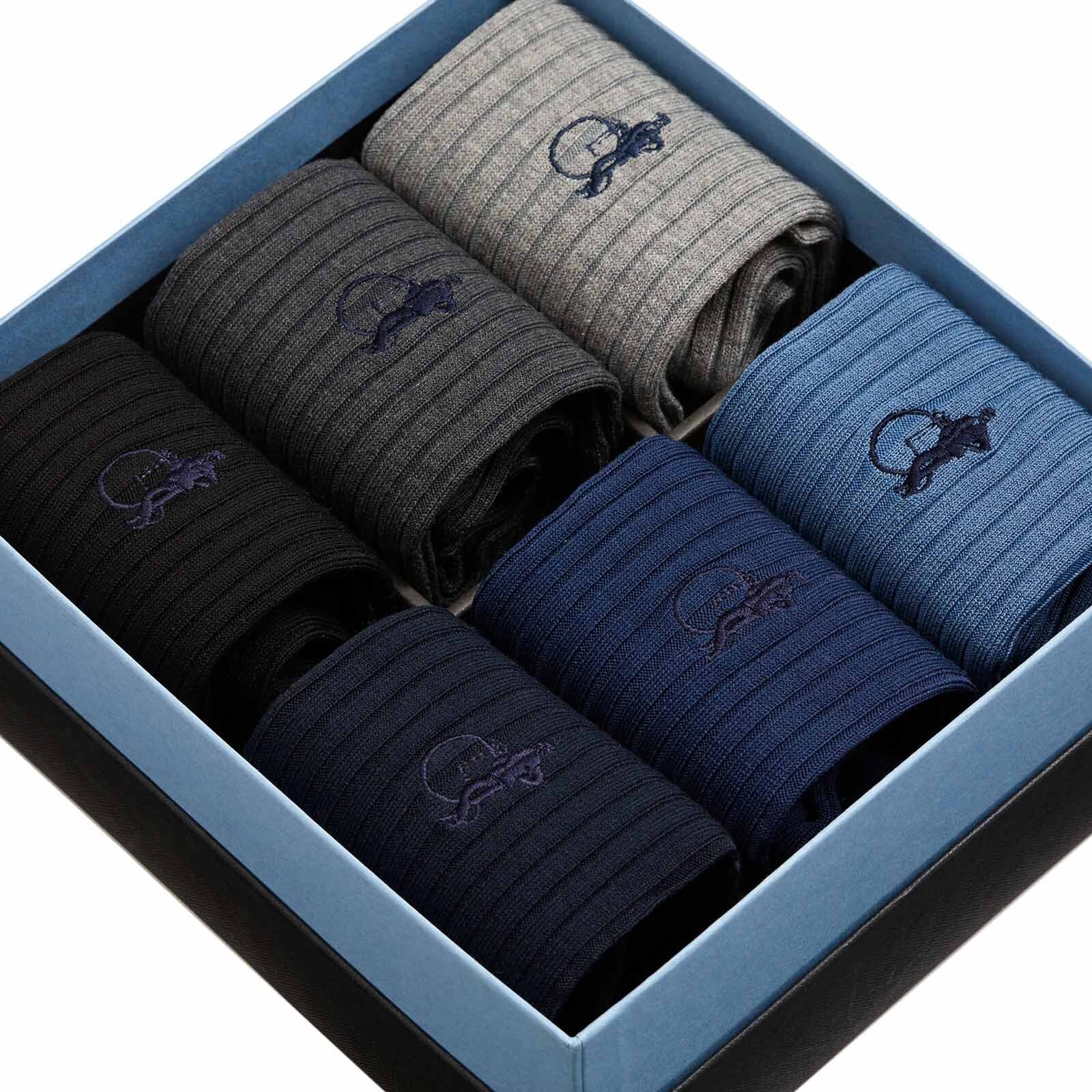 Simply Staples, 6 - Pair Box - London Sock Company