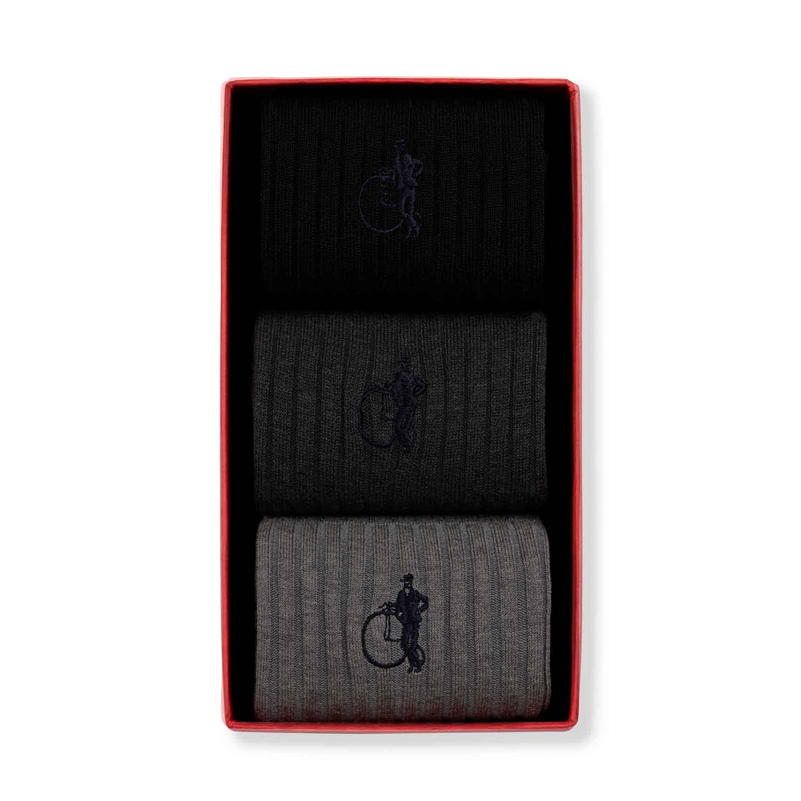 Simply Traditional, 3 - Pair Box - London Sock Company