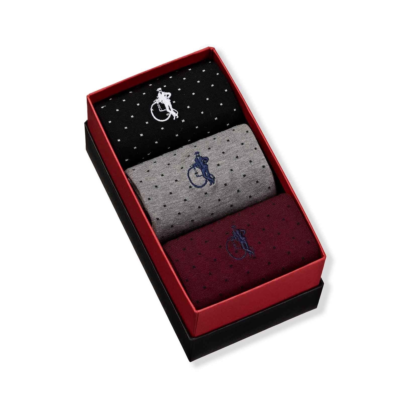 Spot of Style, 3 - Pair Box - London Sock Company