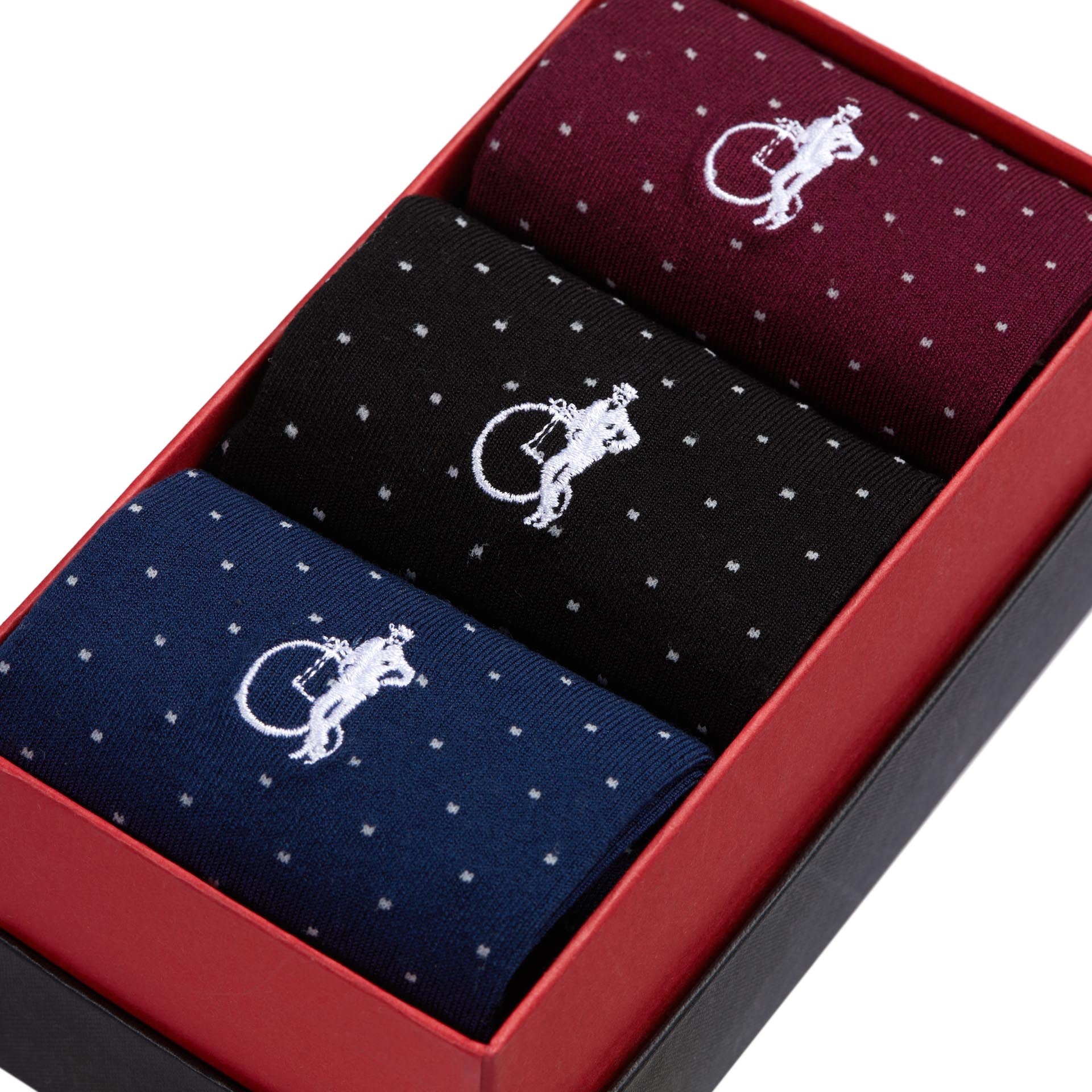 Spot of Style II, 3 - Pair Box - London Sock Company