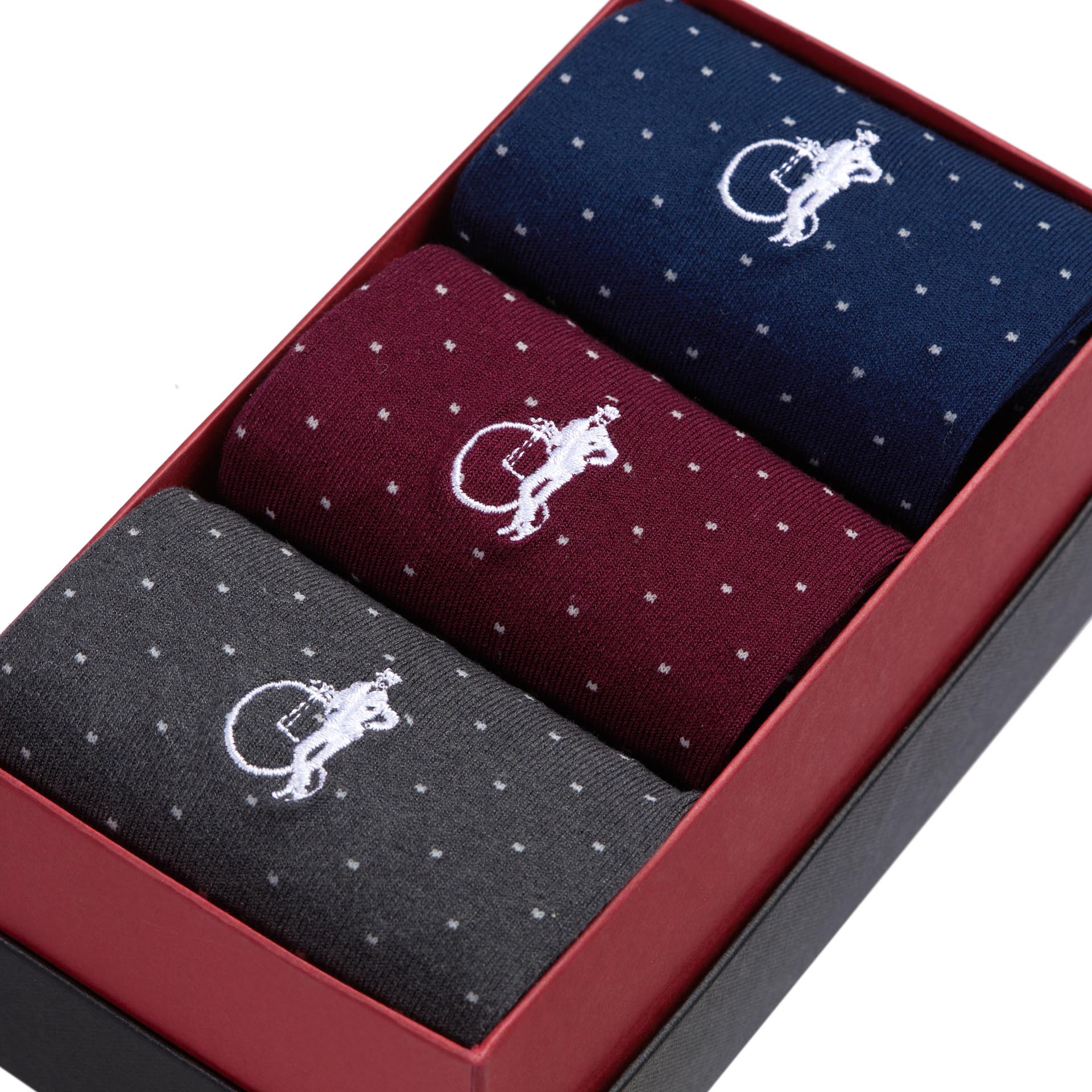 Spot of Style III, 3 - Pair Box - London Sock Company