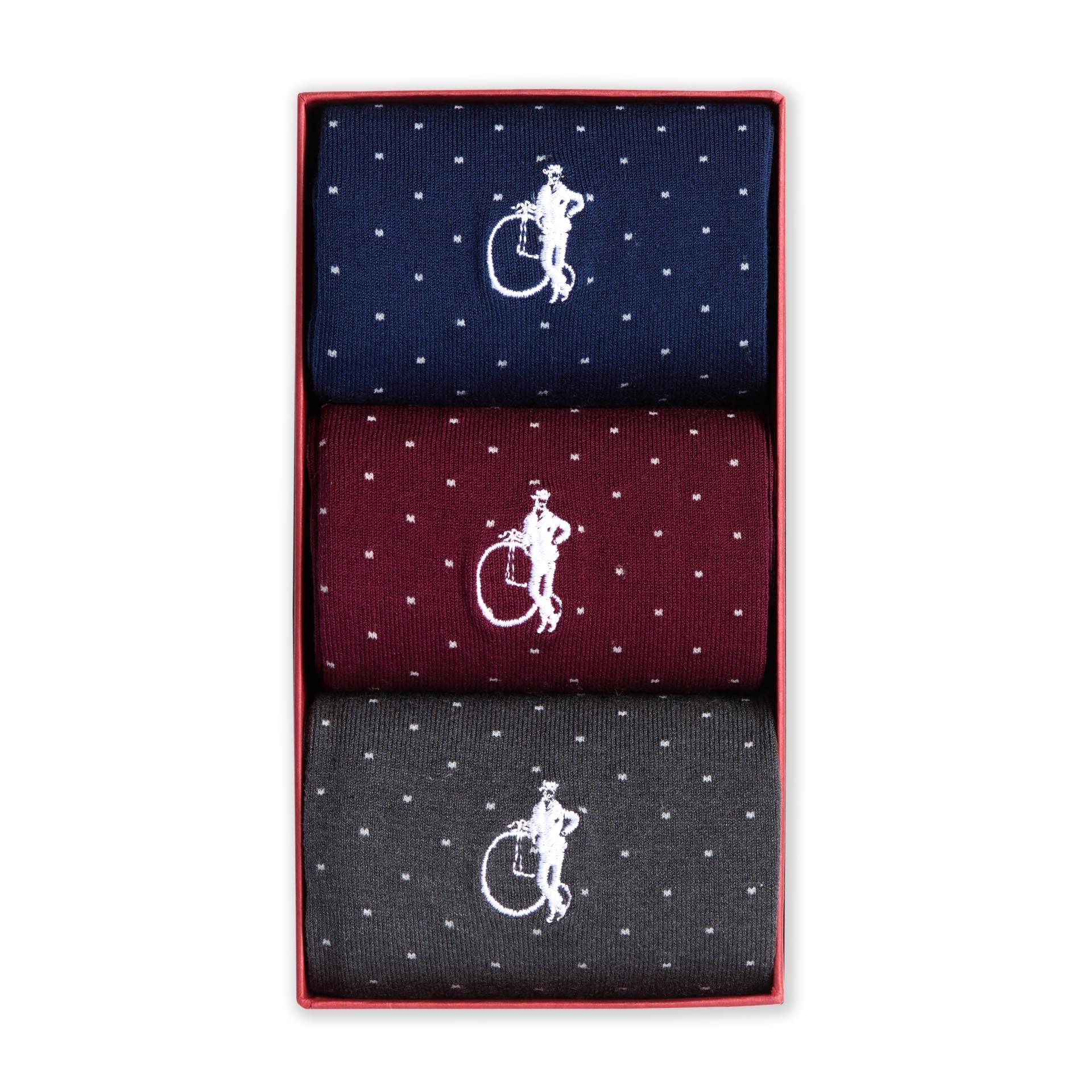 Spot of Style III, 3 - Pair Box - London Sock Company