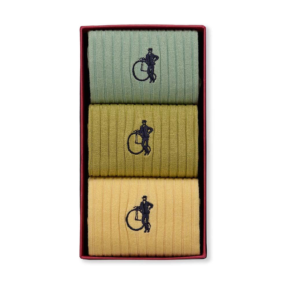 Spring Greens 3 Pair Box