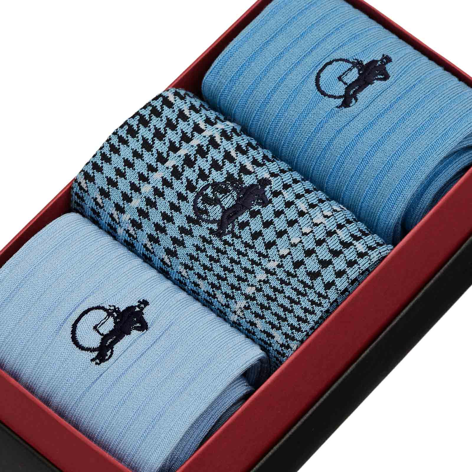 The Denim, 3 - pair box - London Sock Company