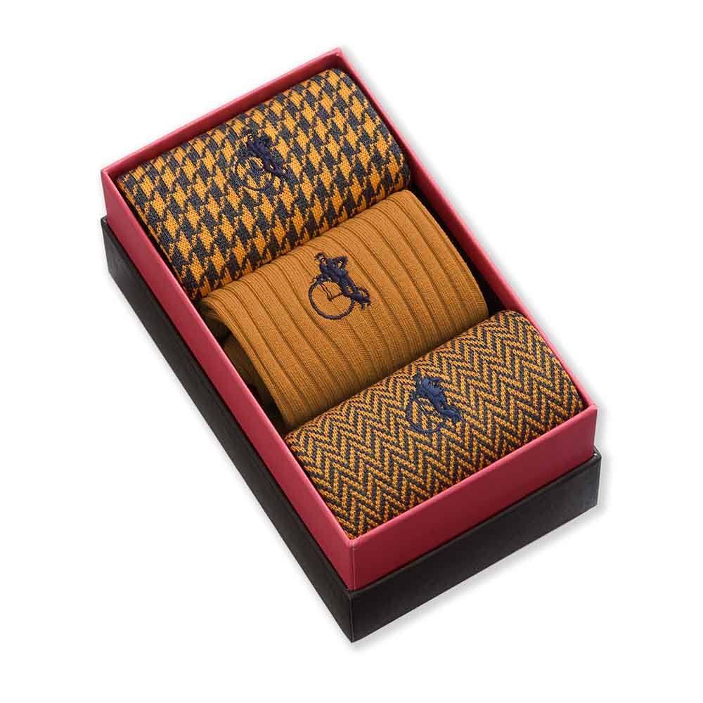 The Dijon, 3 - Pair Box - London Sock Company