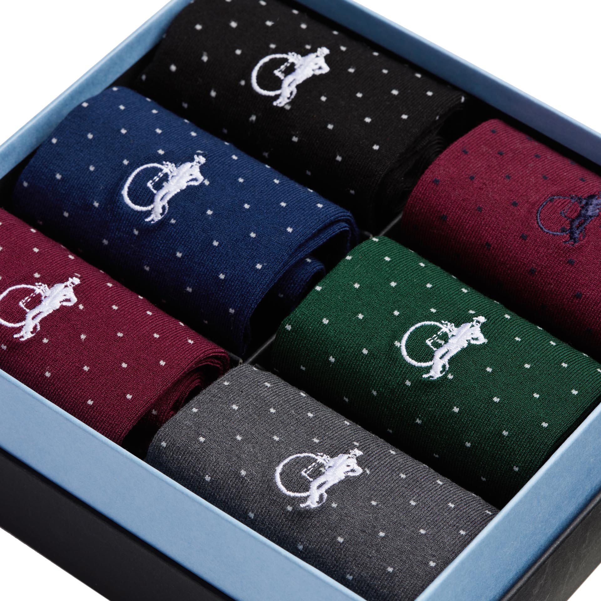 The Spot of Style Collection, 6 - Pair Box - London Sock Company