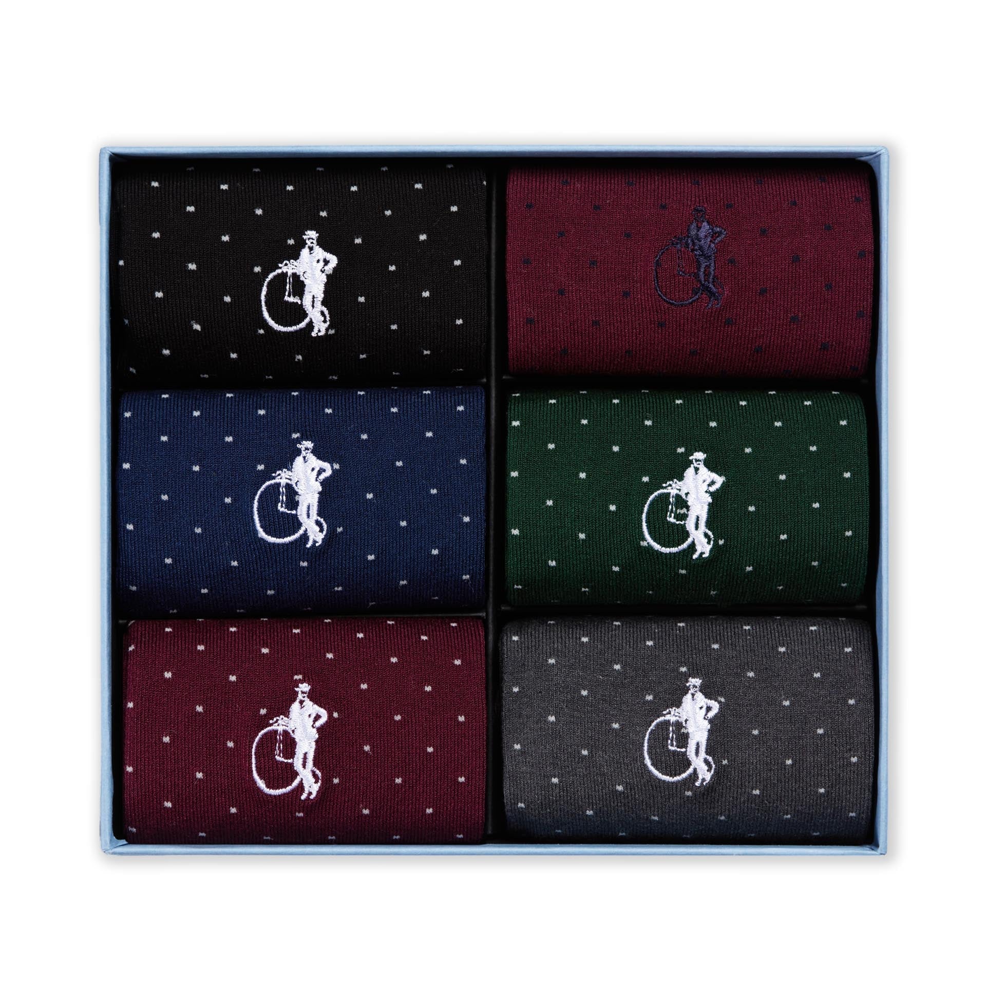 The Spot of Style Collection, 6 - Pair Box - London Sock Company