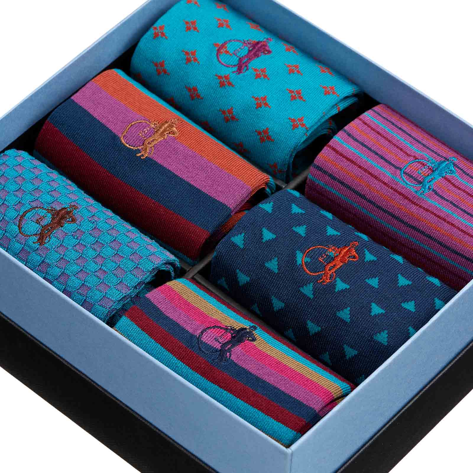 The Spotlight Collection, 6 - Pair Box - London Sock Company