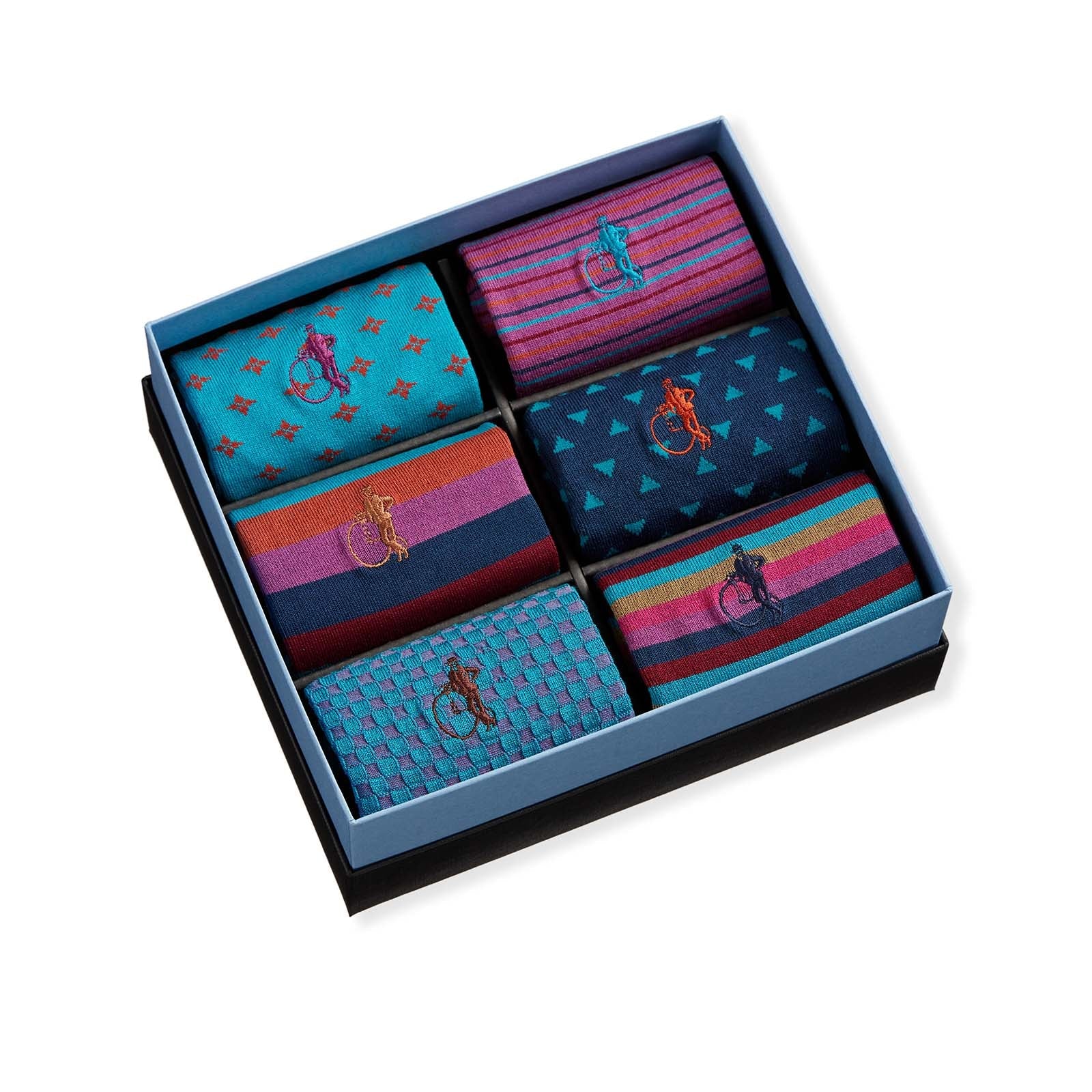 The Spotlight Collection, 6 - Pair Box - London Sock Company