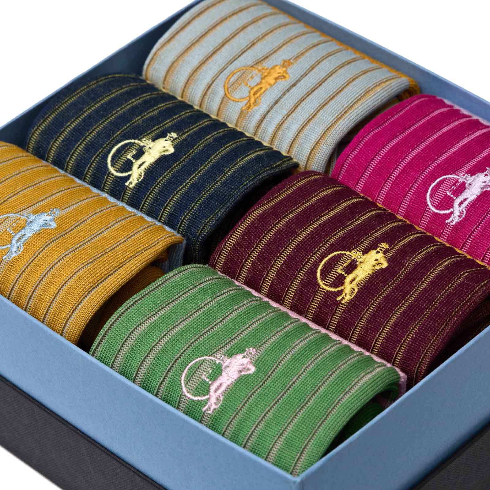 The Studio Collection, 6 - Pair Box - London Sock Company