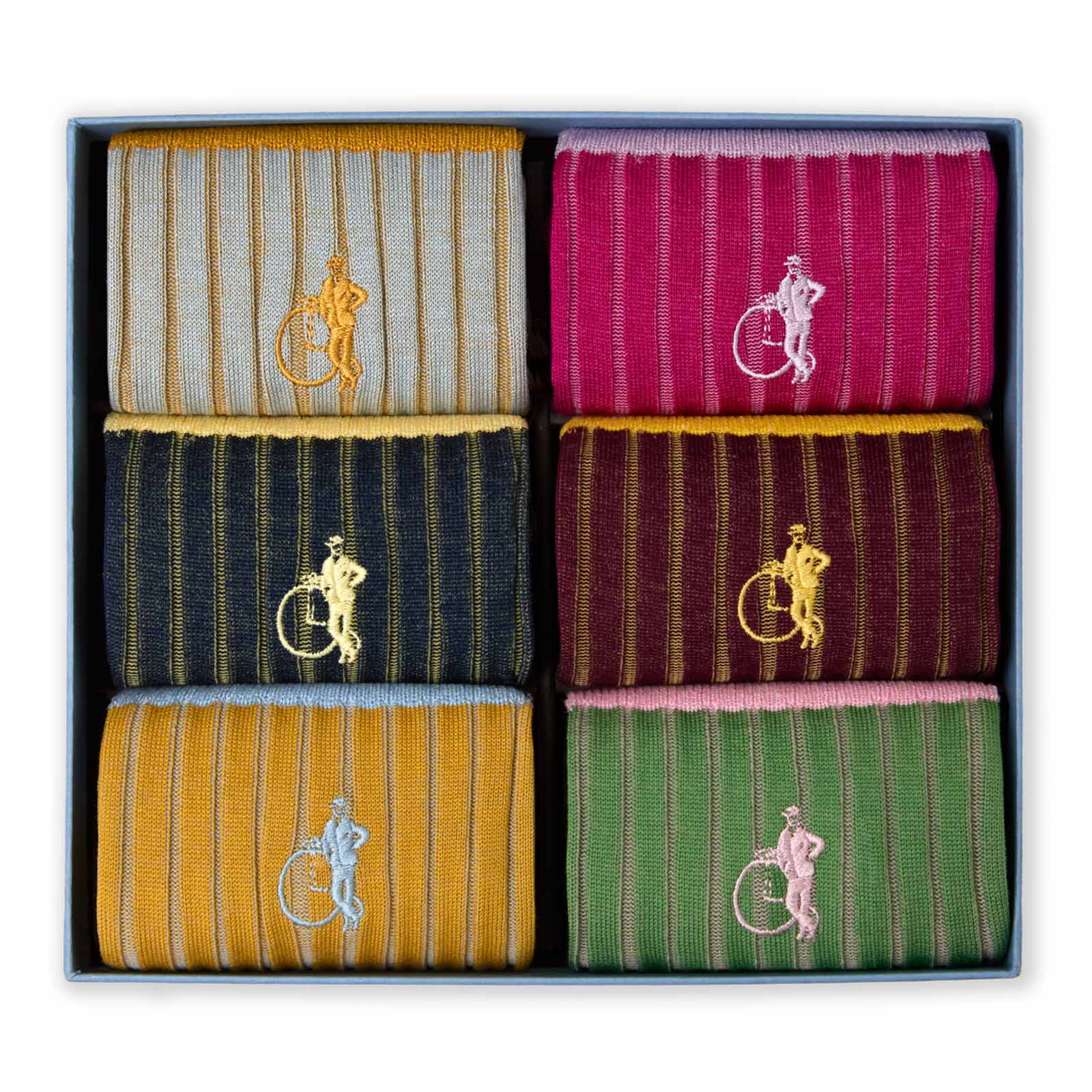 The Studio Collection, 6 - Pair Box - London Sock Company