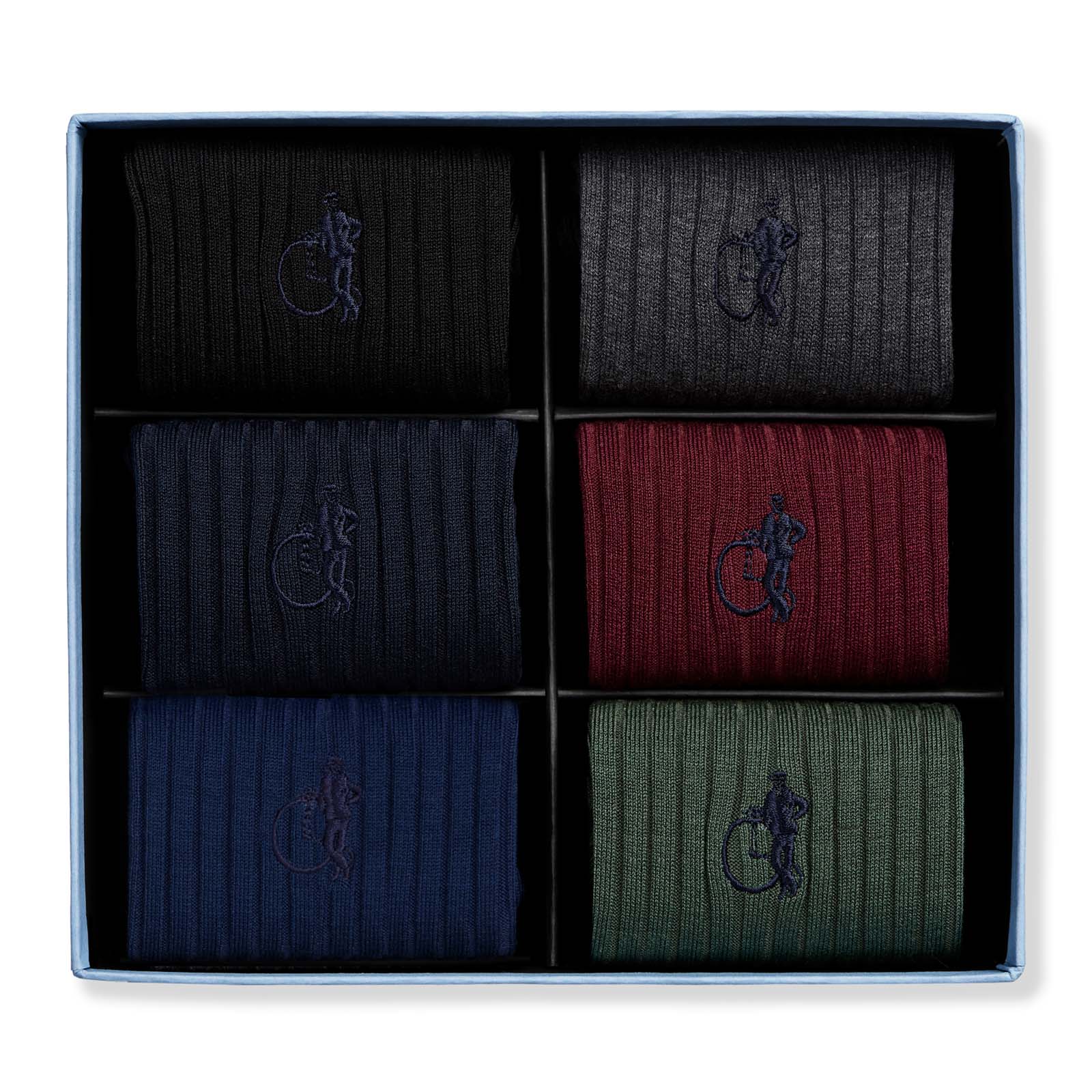 The Traditional Set, 6 - Pair Box - London Sock Company