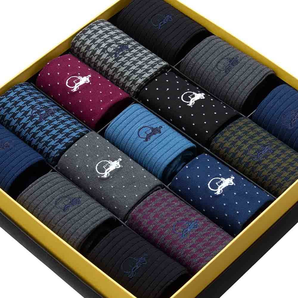 Ultimate Dash of Class, 15-Pair Box - London Sock Company